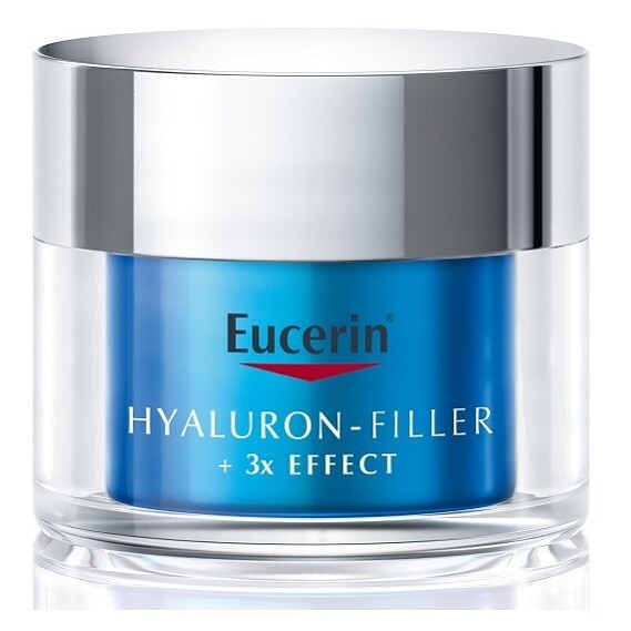 Levně Eucerin Noční hydratační booster Hyaluron-Filler+3x Effect (Moisture Booster Night) 50 ml