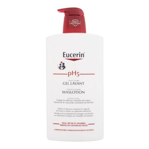 Zobrazit detail výrobku Eucerin Jemný mycí gel pro citlivou pokožku pH5 (Wash Gel) 1000 ml