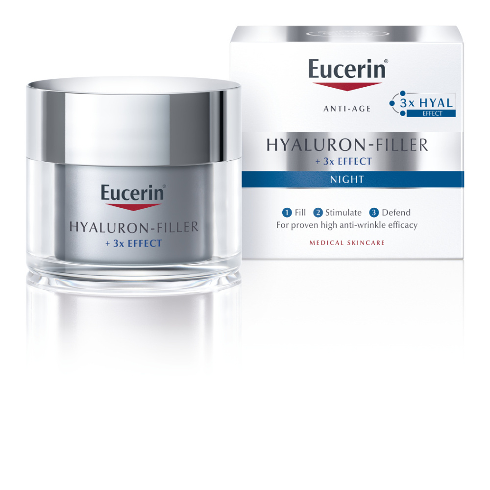Zobrazit detail výrobku Eucerin Noční krém proti stárnutí pleti Hyaluron-Filler 3x EFFECT 50 ml