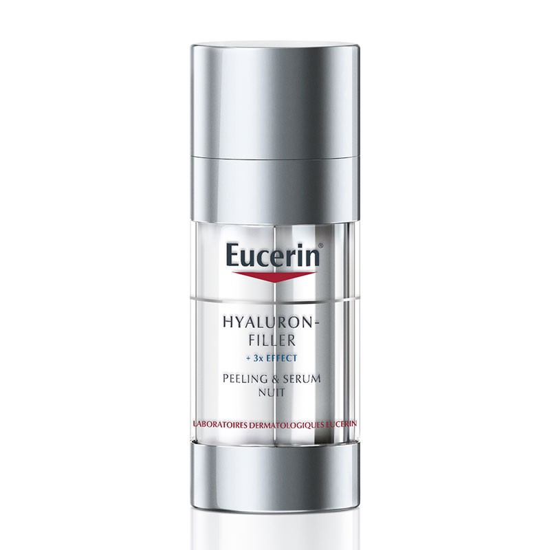 Eucerin Noční obnovující a vyplňující peelingové sérum Hyaluron-Filler + 3x Effect (Night Peeling & Serum) 30 ml