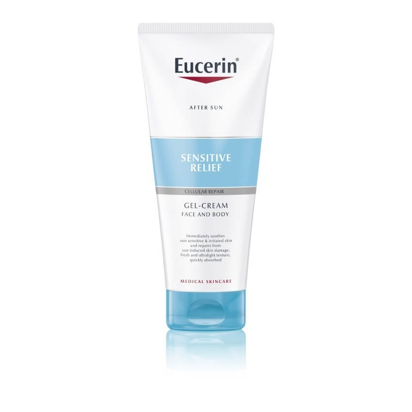 Zobrazit detail výrobku Eucerin Regenerační gelový krém po opalování Sensitive Relief (Gel-Cream Face and Body) 200 ml