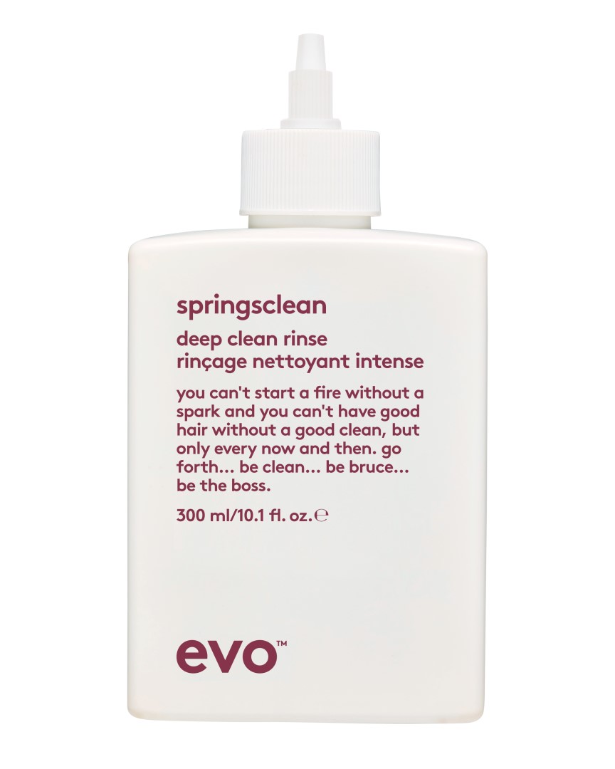Levně evo Hloubkově čisticí šampon pro kudrnaté a vlnité vlasy Springsclean (Deep Clean Rinse) 300 ml