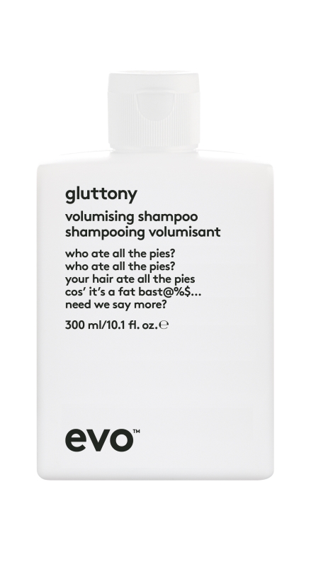 EVO Gluttony Volumising Shampoo objemový šampón pre jemné vlasy bez objemu 300 ml