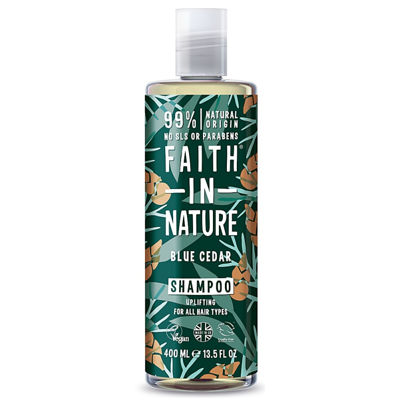 Zobrazit detail výrobku Faith in Nature Přírodní šampon pro muže Modrý cedr (Shampoo) 400 ml