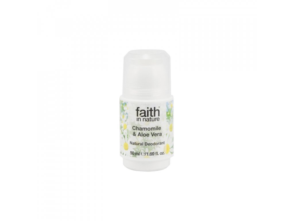 Faith in Nature Kuličkový deodorant Heřmánek a aloe vera (Natural Deodorant) 50 ml