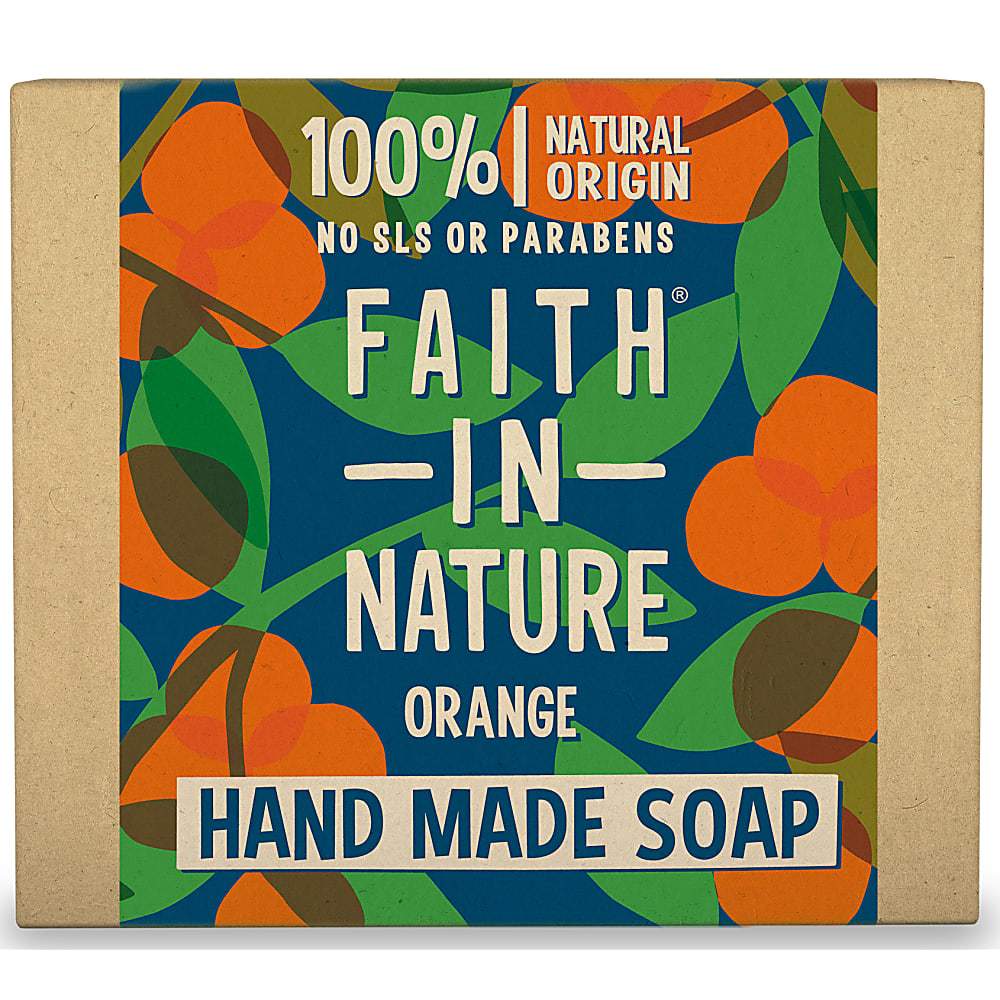 Faith in Nature Rostlinné tuhé mýdlo Pomeranč (Hand Made Soap) 100 g