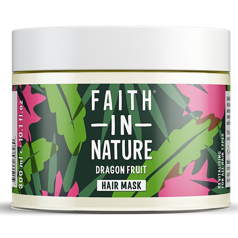 Faith in Nature Revita polohy po skončení prírodné maska pre všetky typy vlasov Dračí ovocie ( Hair Mask) 300 ml
