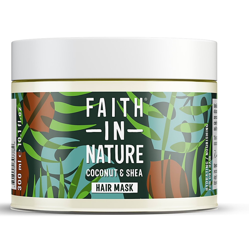 Zobrazit detail výrobku Faith in Nature Vyživující maska pro suché vlasy Kokos a bambucké máslo (Hair Mask) 300 ml
