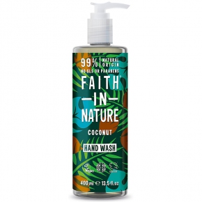 Faith in Nature Tekuté mýdlo na ruce Kokos (Hand Wash) 400 ml