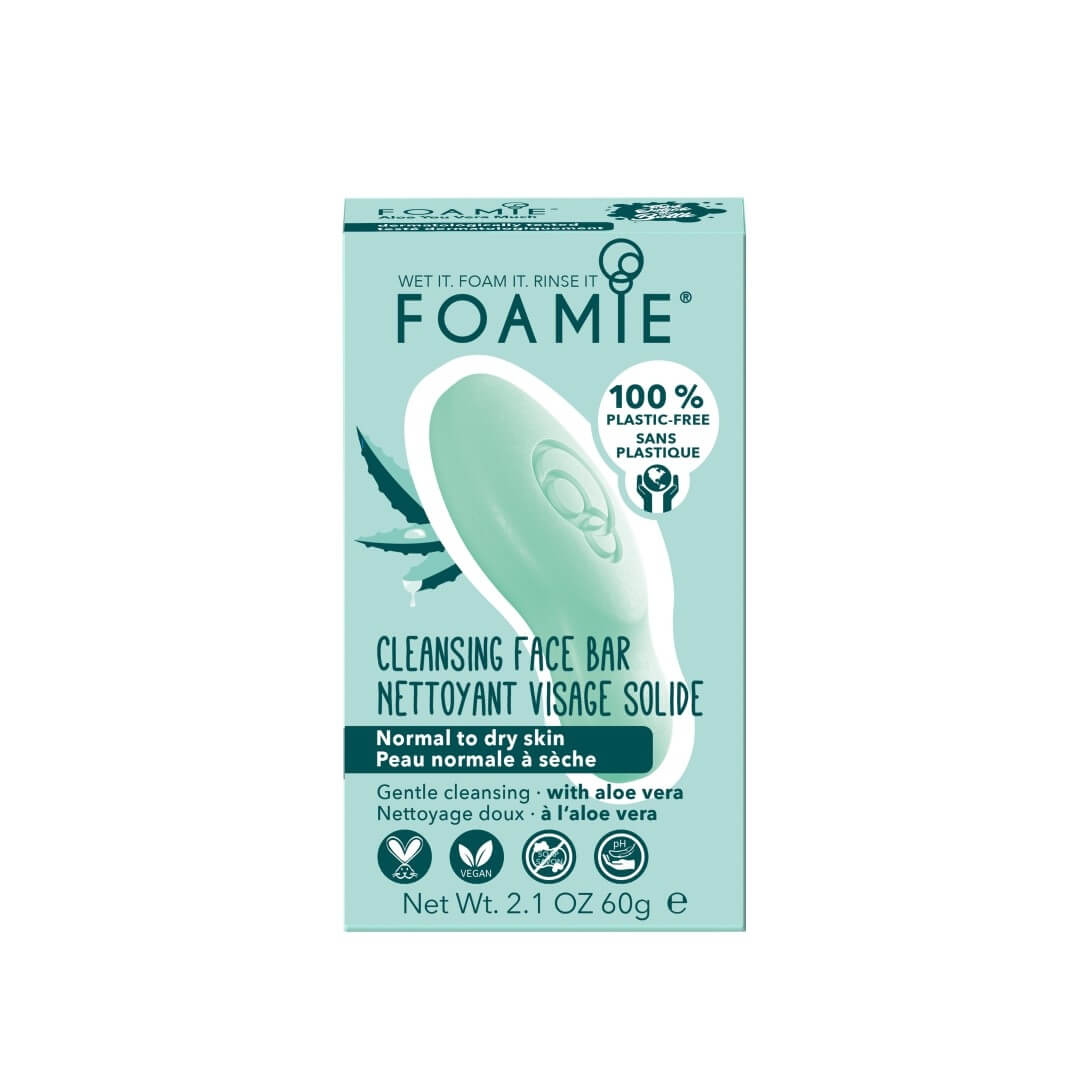 Zobrazit detail výrobku Foamie Pleťová péče pro normální až suchou pleť Aloe You Vera Much (Cleansing Face Bar) 60 g