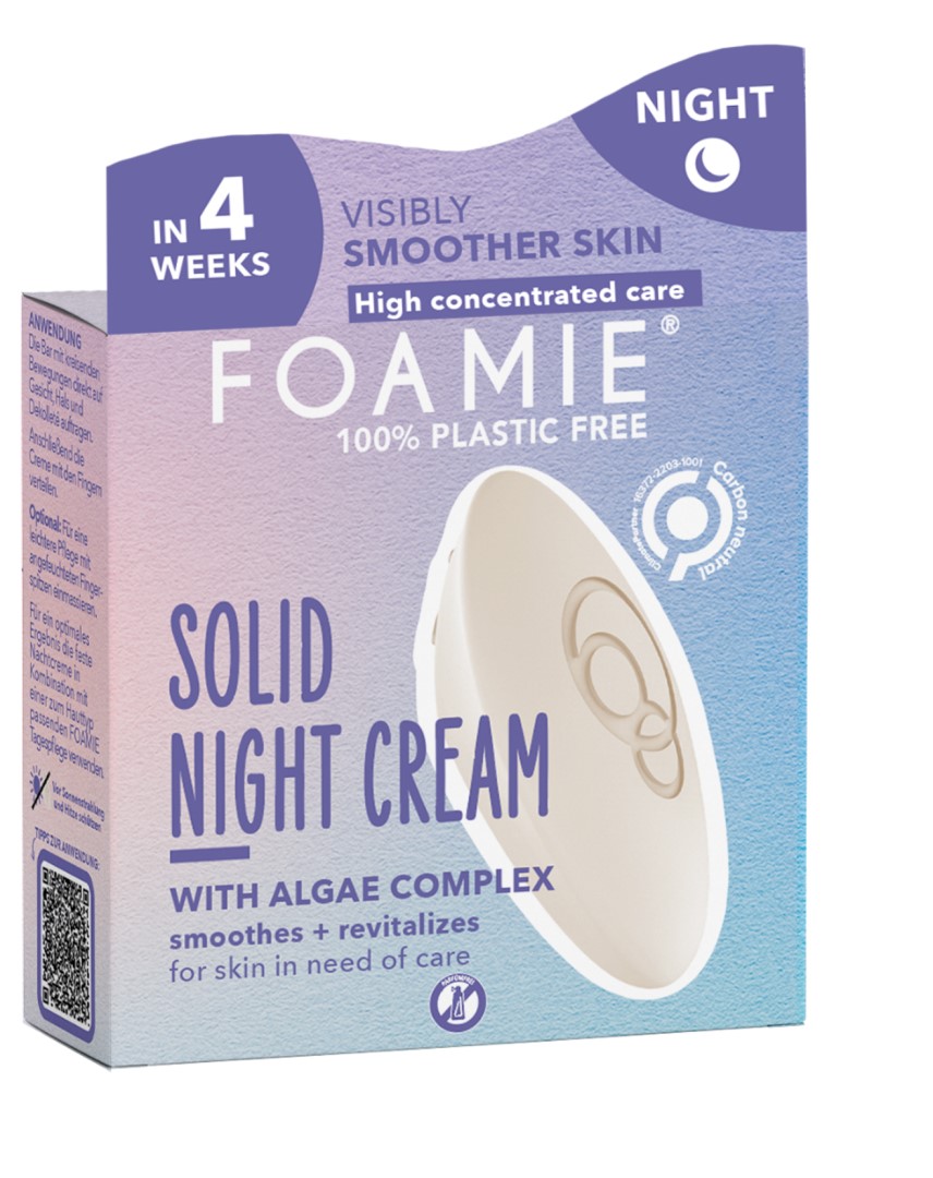 Foamie Solid Night Cream nočný regeneračný krém s výťažkami z morských rias 35 g