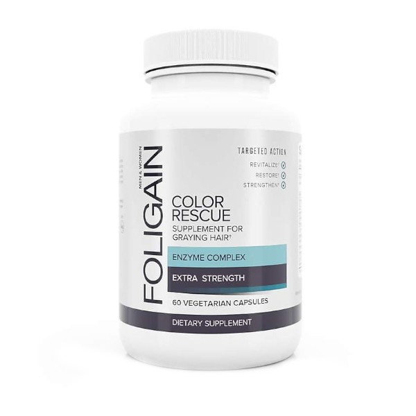 Levně Foligain Color Rescue Supplement For Graying Hair proti šedivění vlasů 60 tbl.