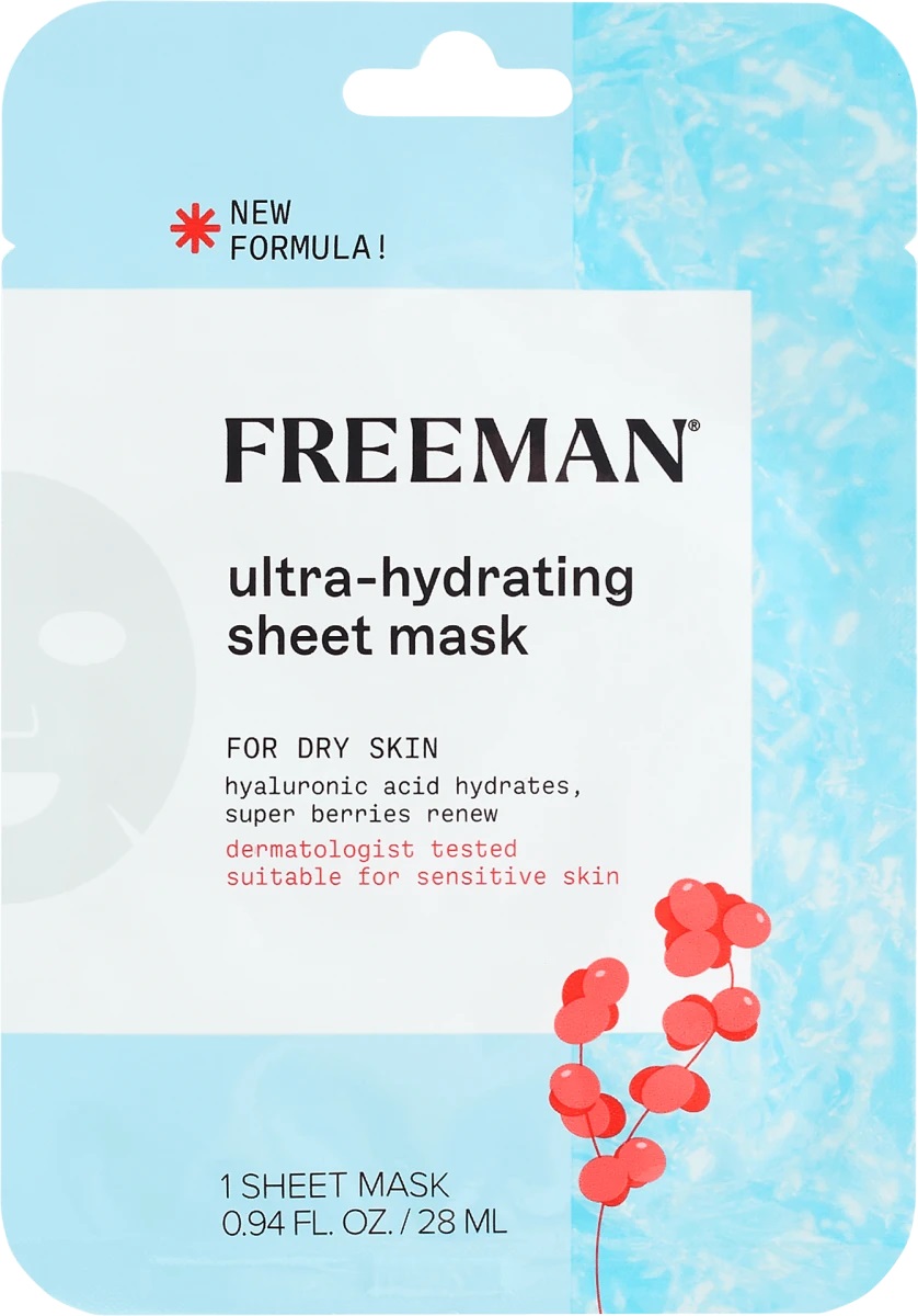 Freeman Ultra hydratační látková maska (Ultra-Hydrating Sheet Mask) 28 ml