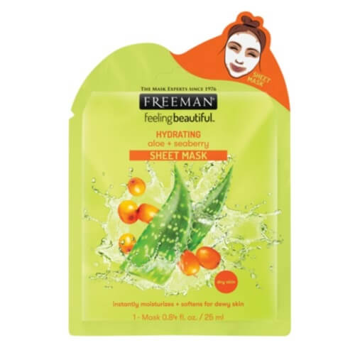 Freeman Mască hidratantă din pânză Aloe Vera și cătină albă (Hydrating Sheet Mask) 25 ml