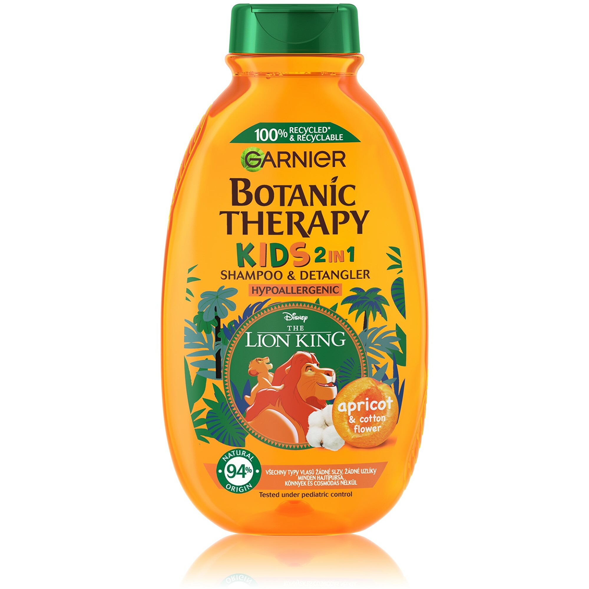 Levně Garnier Šampon a kondicionér Lví král Botanic Therapy Apricot (Shampoo & Detangler) 400 ml