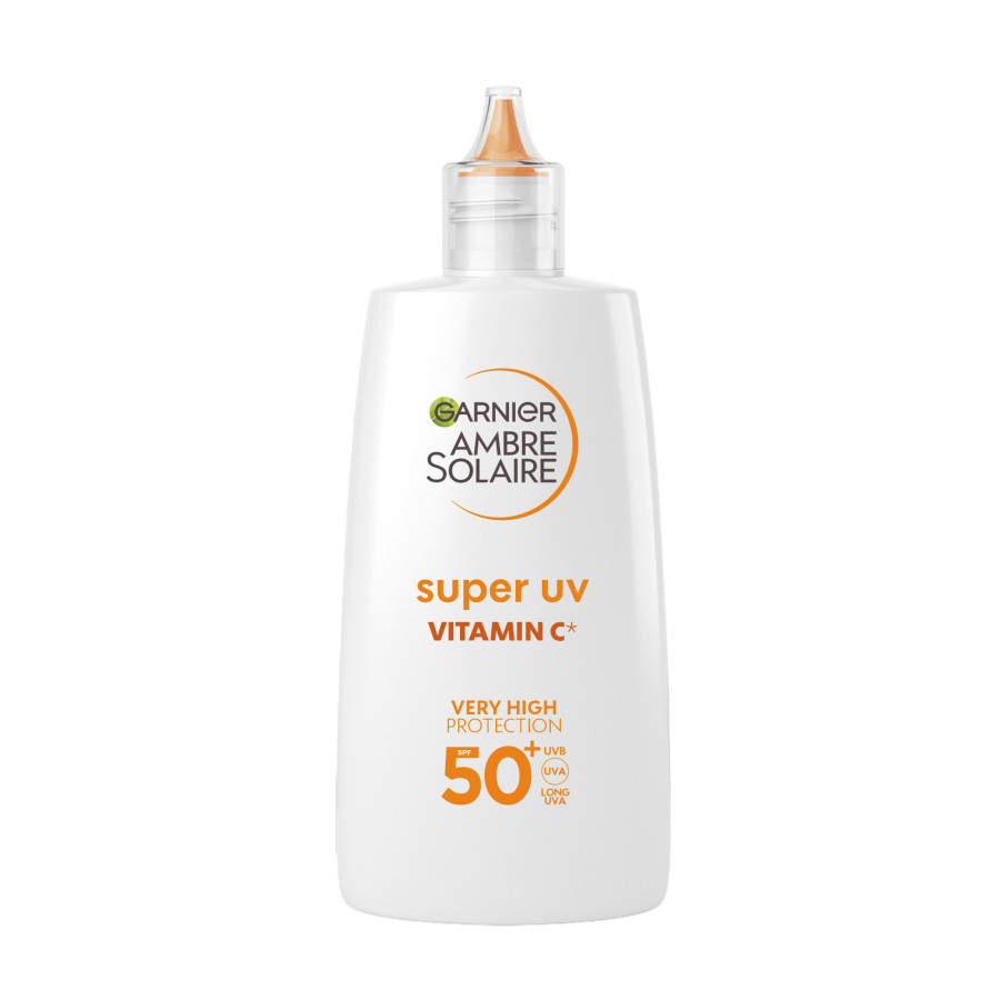 Garnier Ochranný fluid proti tmavým škvrnám s vitamínom C SPF 50+ Ambre Solaire (Super UV Fluid) 40 ml