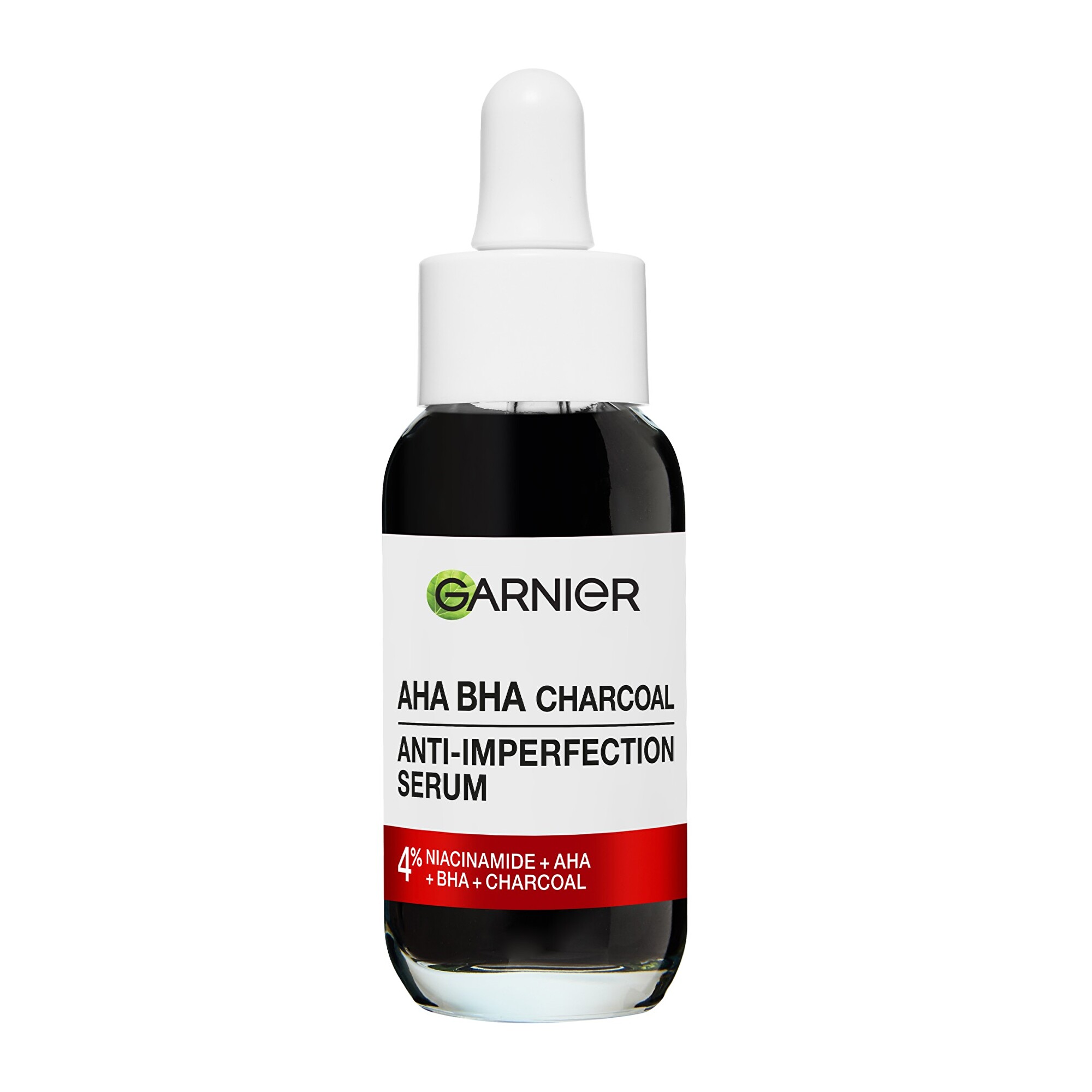 Garnier Ser împotriva imperfecțiunilor tenului AHA + BHA Charcoal (Serum) 30 ml