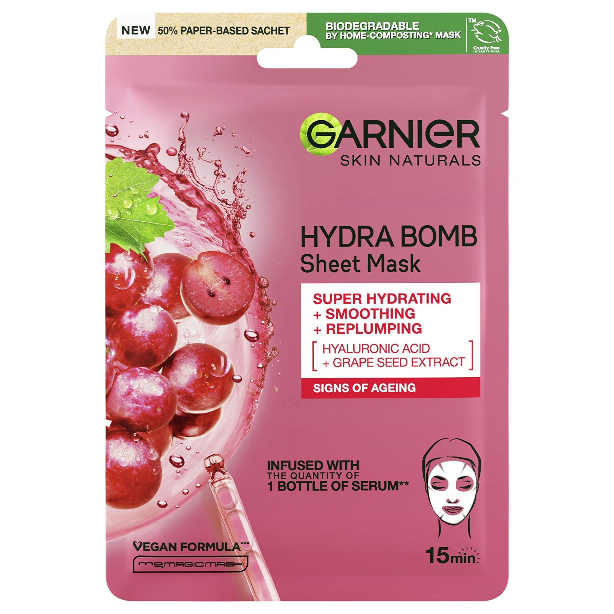 Garnier Textilní hydratační maska Hydra Bomb (Tissue Mask) 28 g