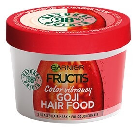 Garnier Maska na barvené vlasy Fructis (Goji Hair Food) 390 ml