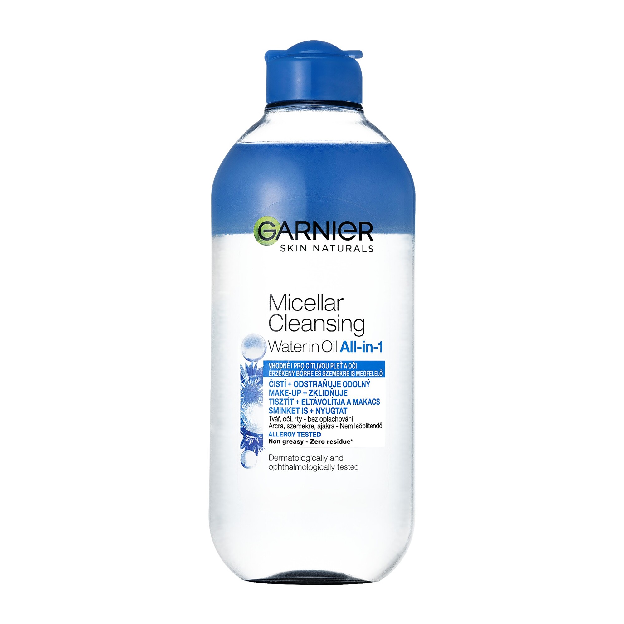 Garnier Apă micelară de îngrijire pentru tenul și ochii foarte sensibili Skin Naturals 400 ml