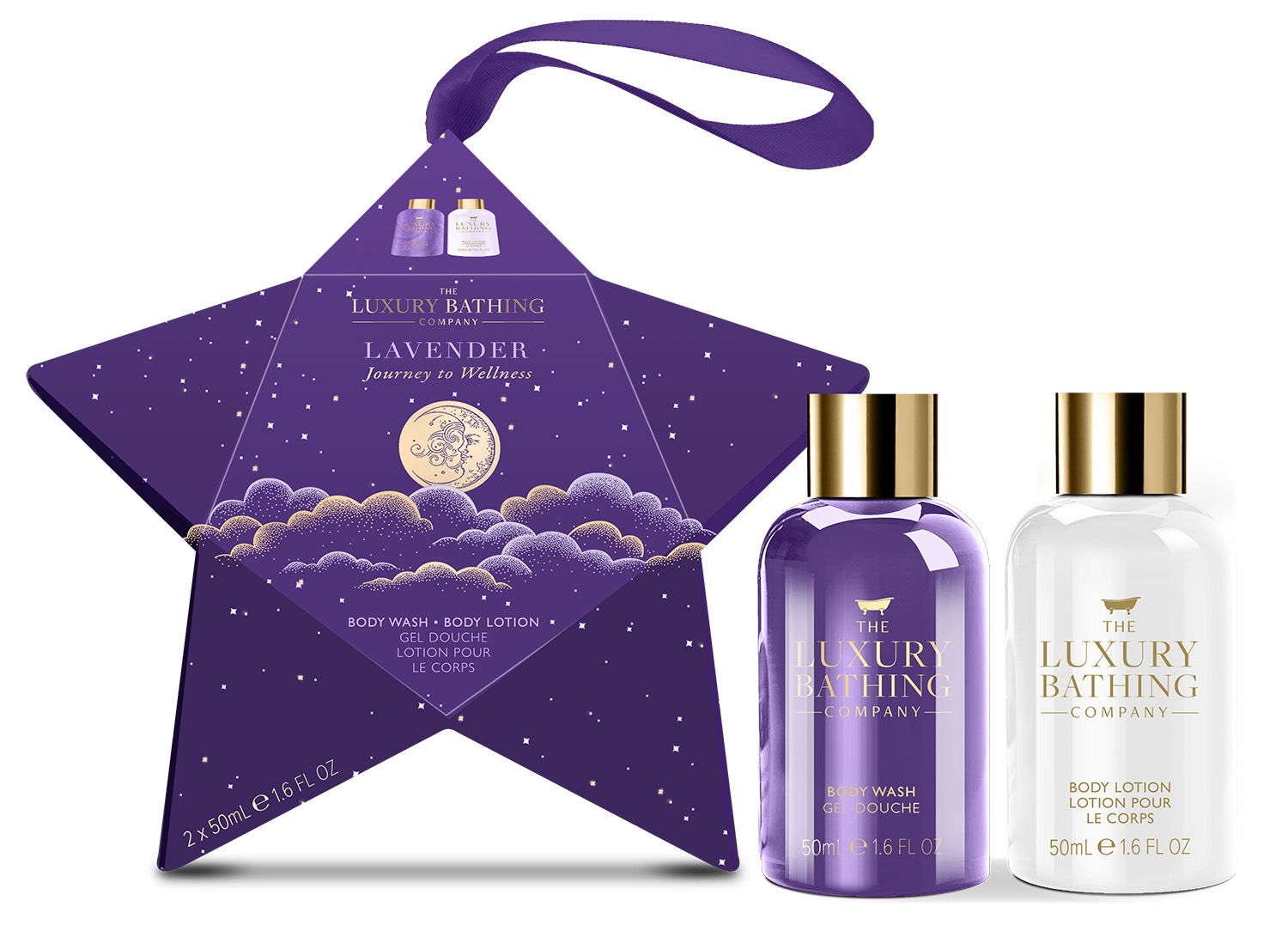 The Luxury Bathing Company Darčeková mini súprava telovej starostlivosti Levanduľa 2 ks