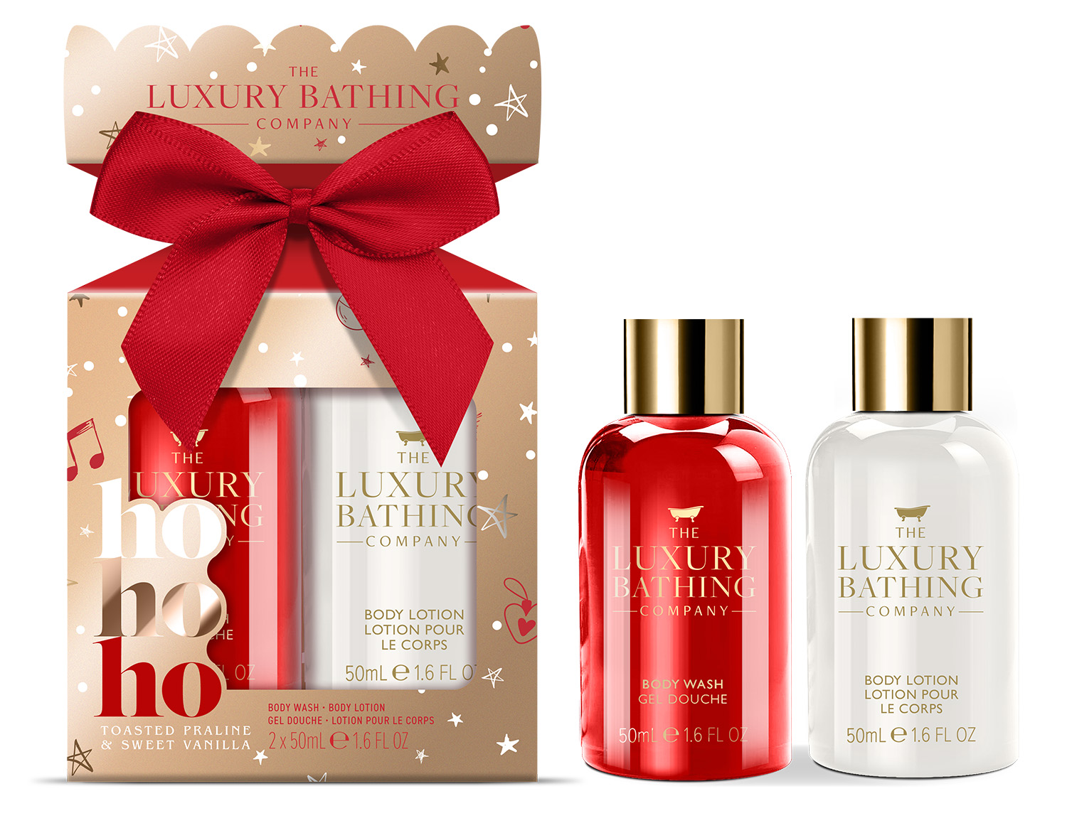 The Luxury Bathing Company Darčeková sada Pralinka & Vanilka 2 ks