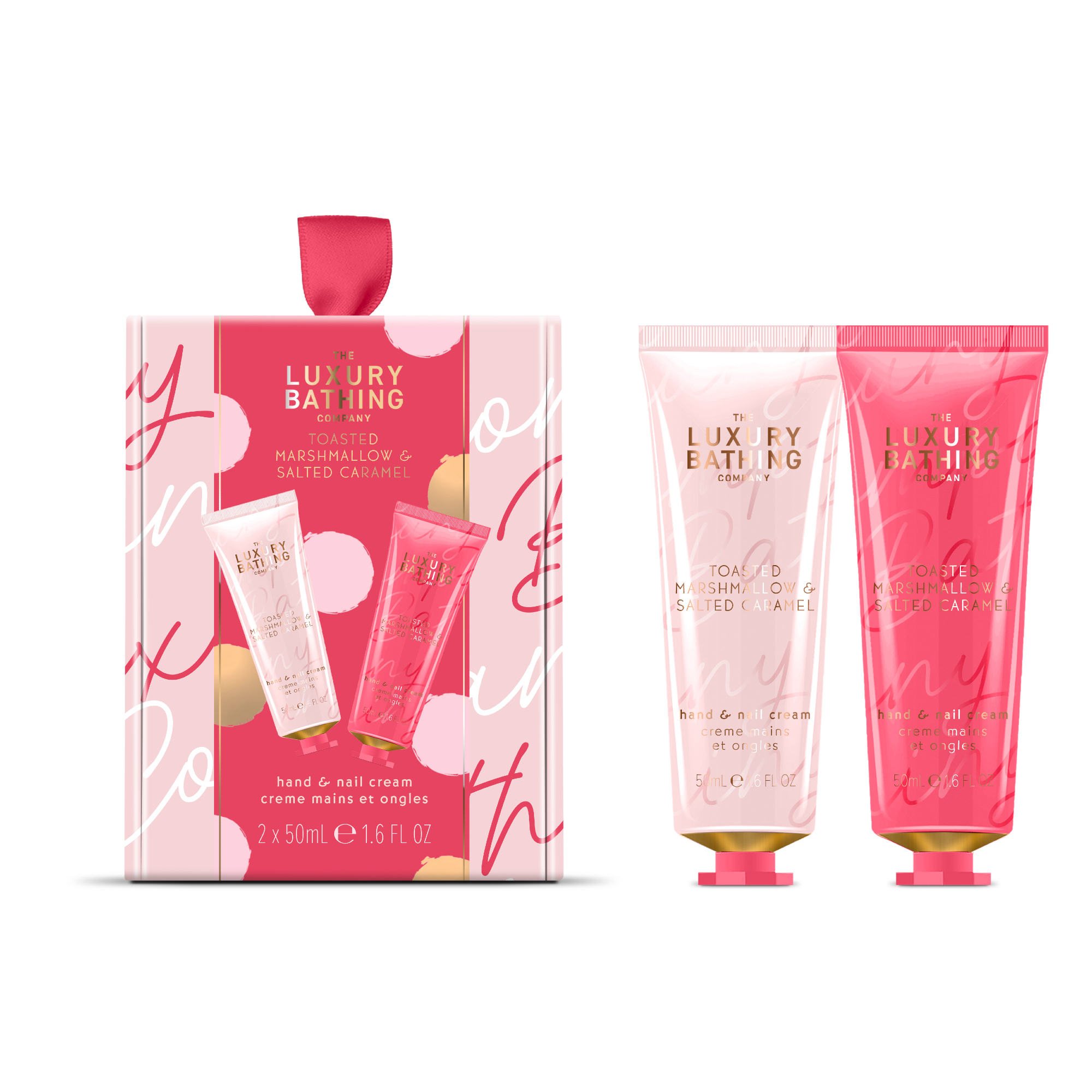 Grace Cole Set cadou de creme de mâini Toasted Marshmallow & Salted Caramel 2 buc