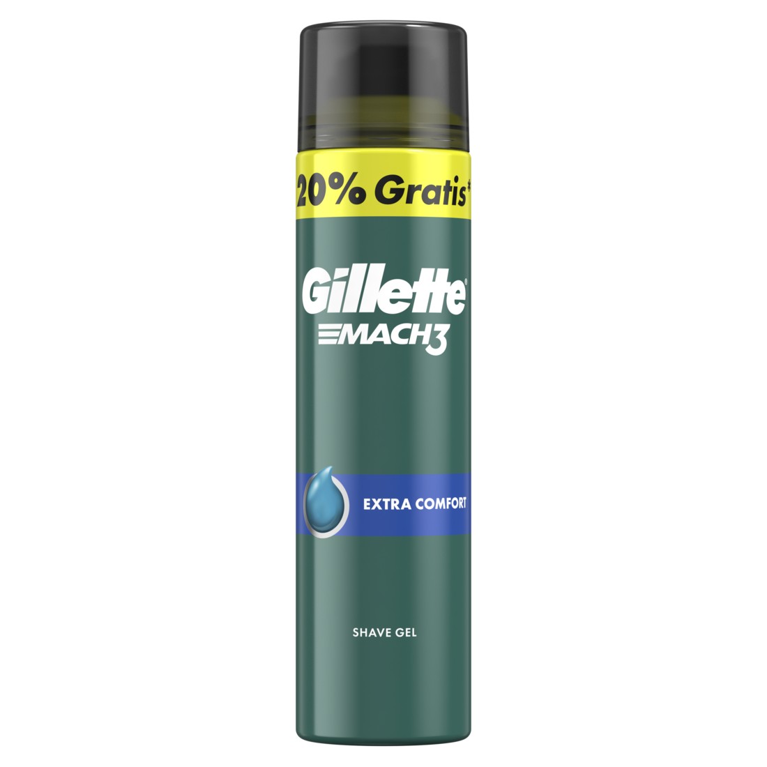 Levně Gillette Gel na holení Mach3 Extra Comfort (Shave Gel) 200+40 ml