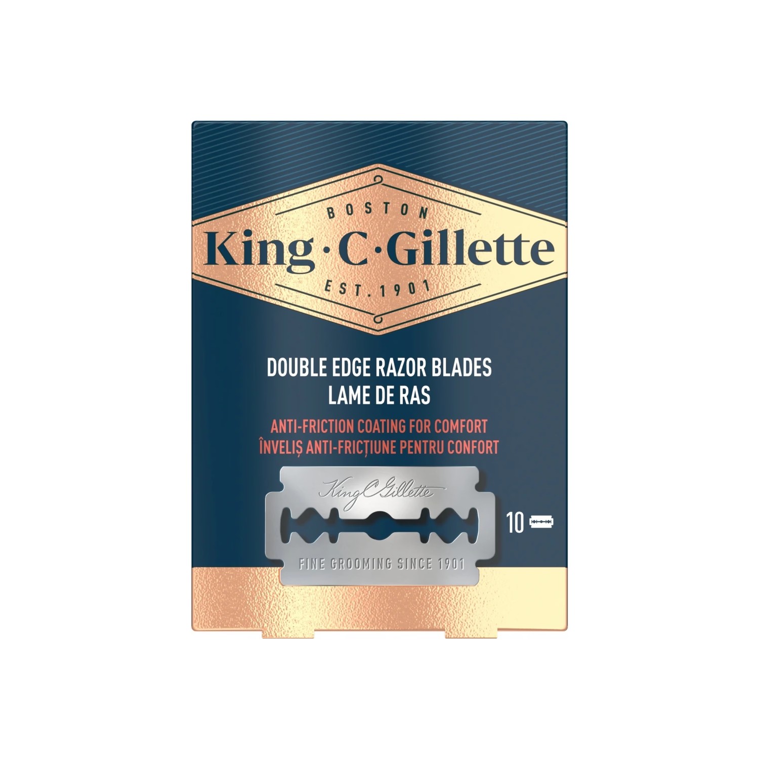 Gillette Náhradné žiletky King (Double Edge Razor Blades) 10 ks