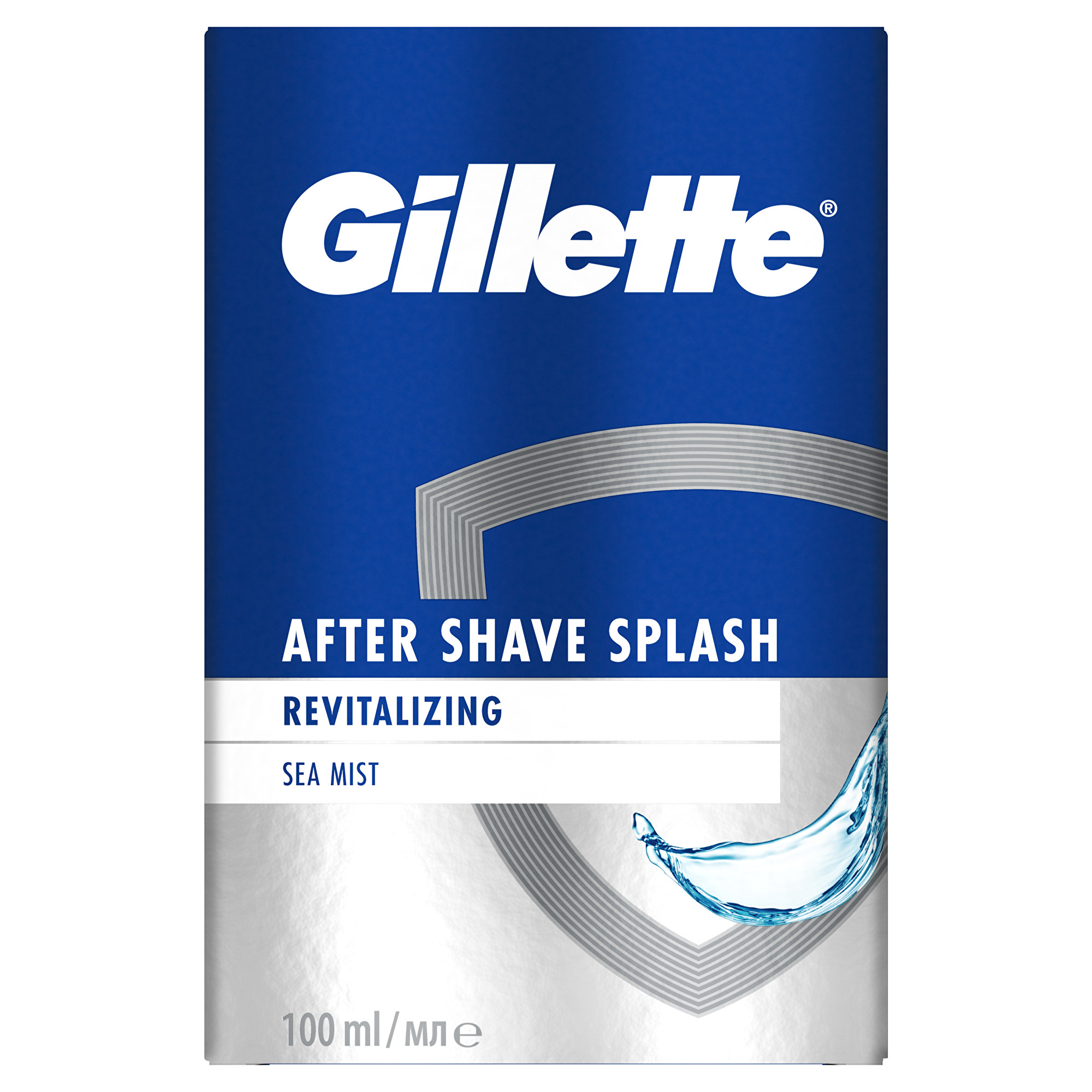 Levně Gillette Voda po holení Revitalizing Sea Mist (After Shave Splash) 100 ml
