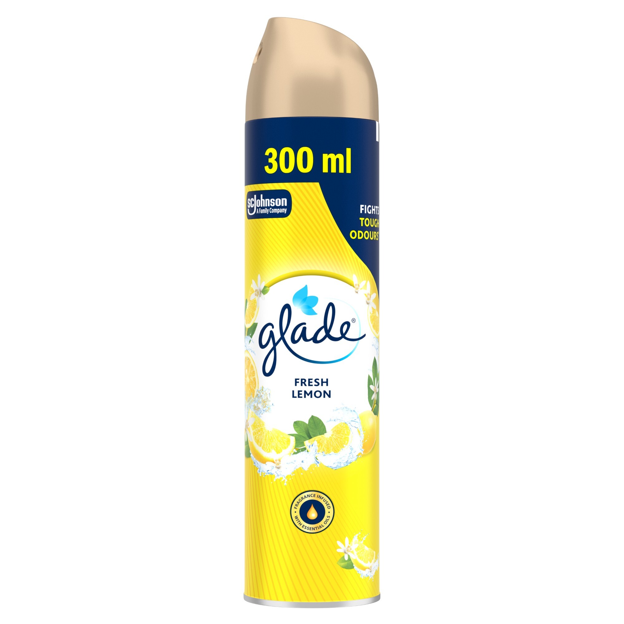 Osvěžovač vzduchu Glade aerosol - Fresh Lemon, 300 ml