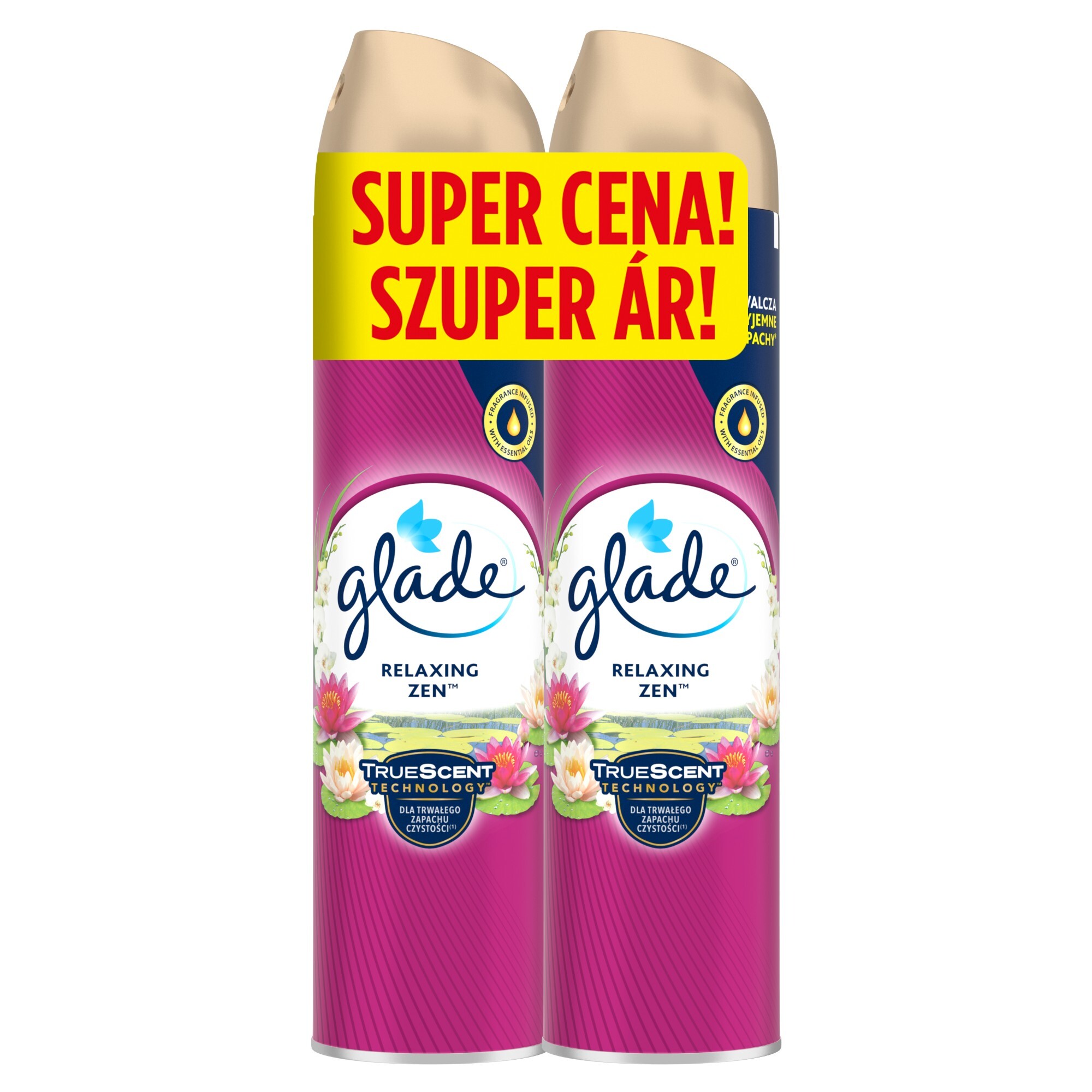 Glade Sada osvěžovačů vzduchu Relaxing Zen 2 x 300 ml