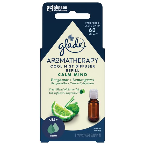 Glade Esenciální olej do aroma difuzéru Aromatherapy Cool Mist Calm Mind 17, 4 ml