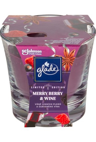 Glade Vonná svíčka limitovaná edice Merry Berry & Winne 129 g