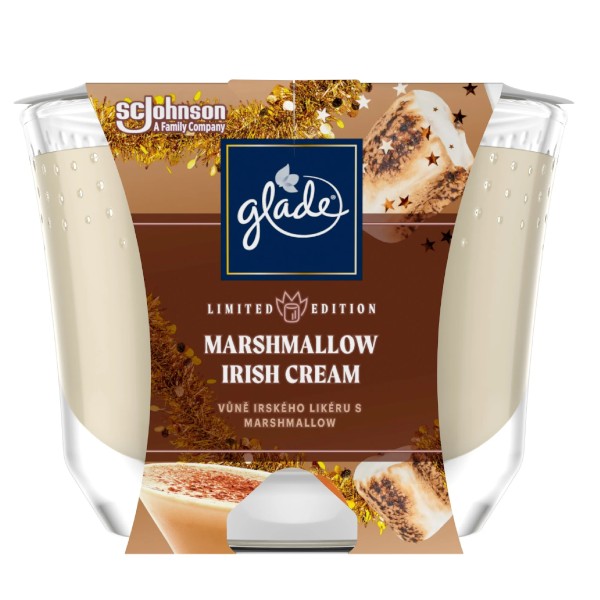 GLADE Irish Cream vonná sviečka 224 g