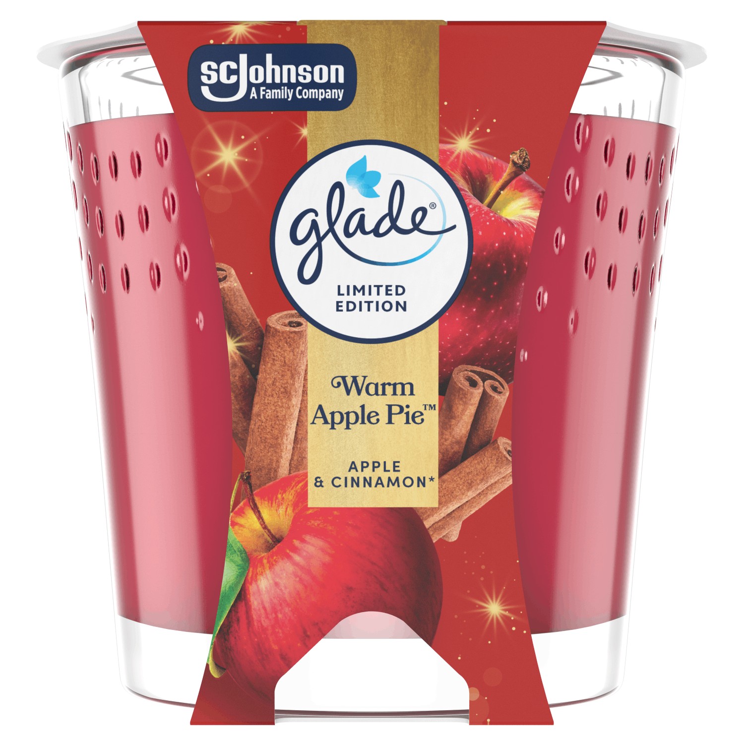 Glade Warm Apple Pie vonná svíčka