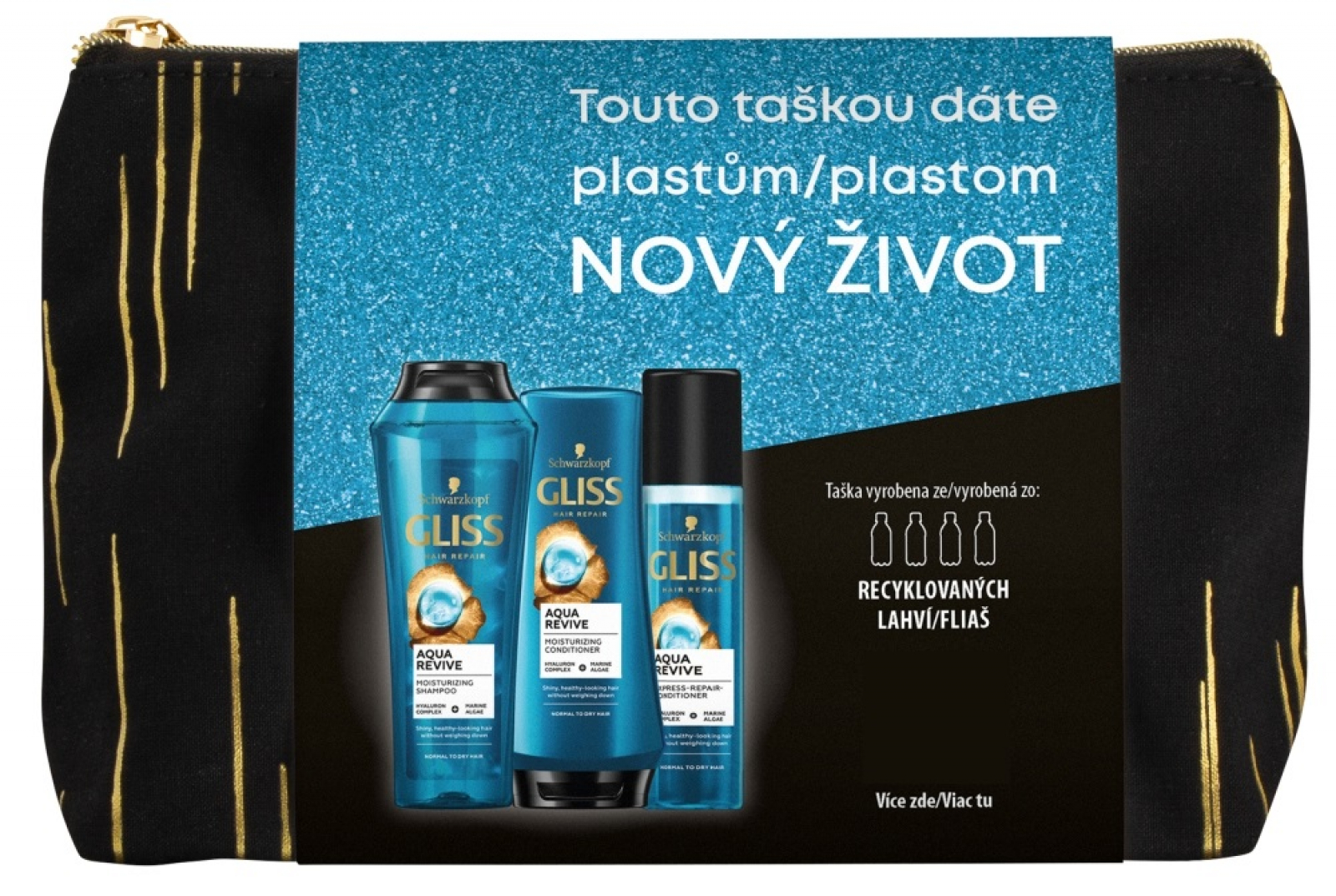 Gliss Kur Dárková sada hydratační vlasové péče Aqua Revive