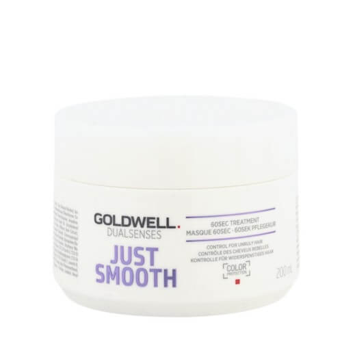 Goldwell Dualsenses Just Smooth 60sec Treatment 200 ml maska na vlasy pre ženy na nepoddajné vlasy