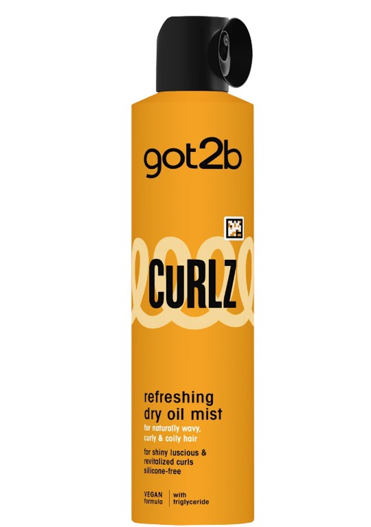 got2b Ceață de ulei uscată revigorantă Curlz 200 ml