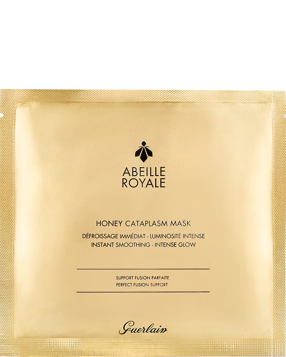 Guerlain Plátýnková maska s vyhlazujícím účinkem Abeille Royale (Honey Cataplasm Mask) 4 ks