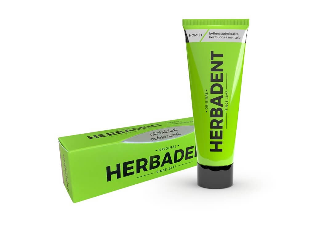 Zobrazit detail výrobku Herbadent Bylinná zubní pasta bez fluoru a mentholu Original Homeo 100 g