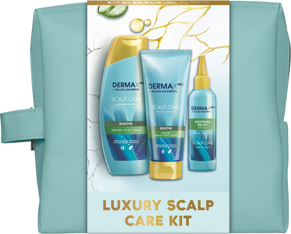 Head and Shoulders Dárková sada zklidňující péče proti lupům pro suchou pokožku hlavy DERMAxPRO
