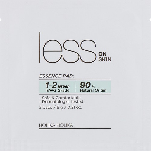Holika Holika Čisticí tamponky pro mastnou a problematickou pleť Less On Skin (Essence Pad) 2 ks