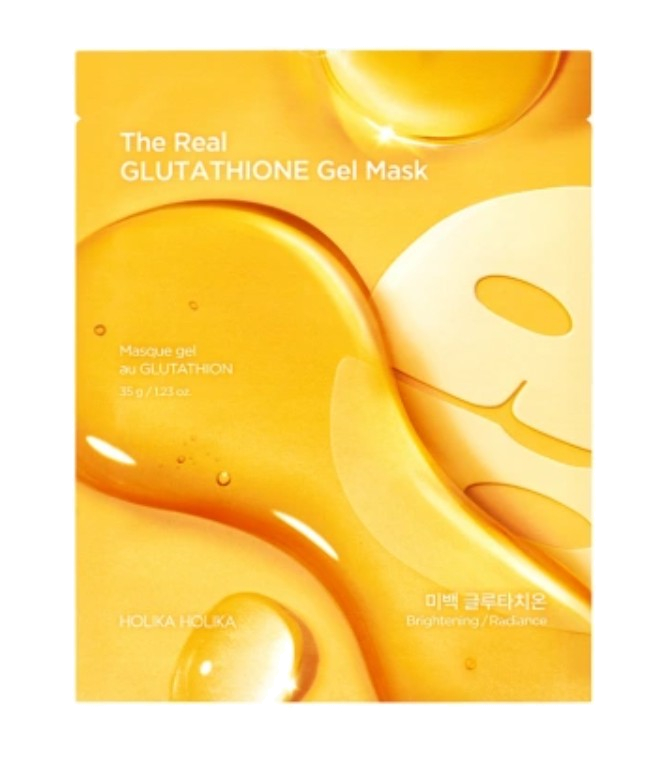 Holika Holika Hydrogélová maska pre rovnomerný tón pleti The Real (Glutathione Gél Mask) 35 g