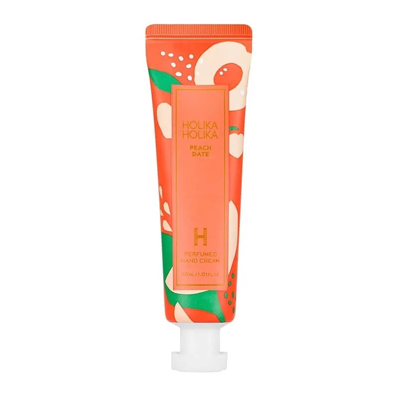 Holika Holika Vyživující a hydratační krém na ruce Peach Date (Perfumed Hand Cream) 30 ml