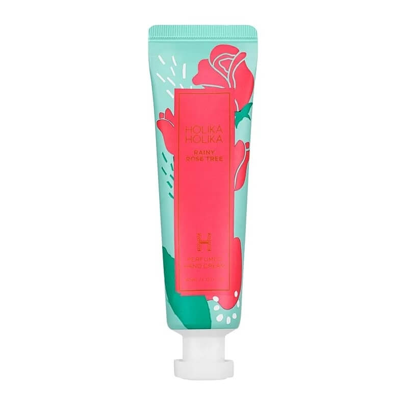 Holika Holika Vyživující a hydratační krém na ruce Rainy Rose Tree (Perfumed Hand Cream) 30 ml