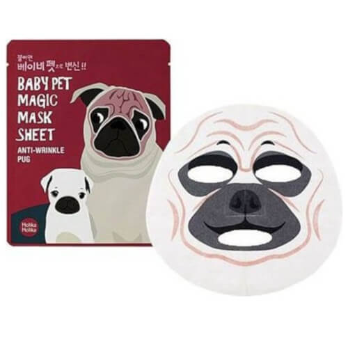 Holika Holika Omlazující plátýnková maska Baby Pet Magic Anti-Wrinkle Pug (Mask Sheet) 22 ml