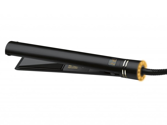 Levně Hot Tools Profesionální žehlička na vlasy Evolve Black Gold 32 mm
