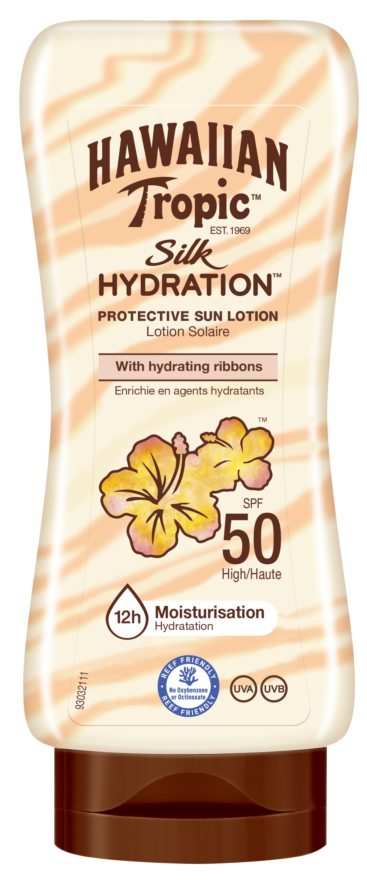 Hawaiian Tropic Cremă solară hidratantă Silk Hydration SPF 50 (Hawaiian Tropic Protective Sun Lotion) 180 ml