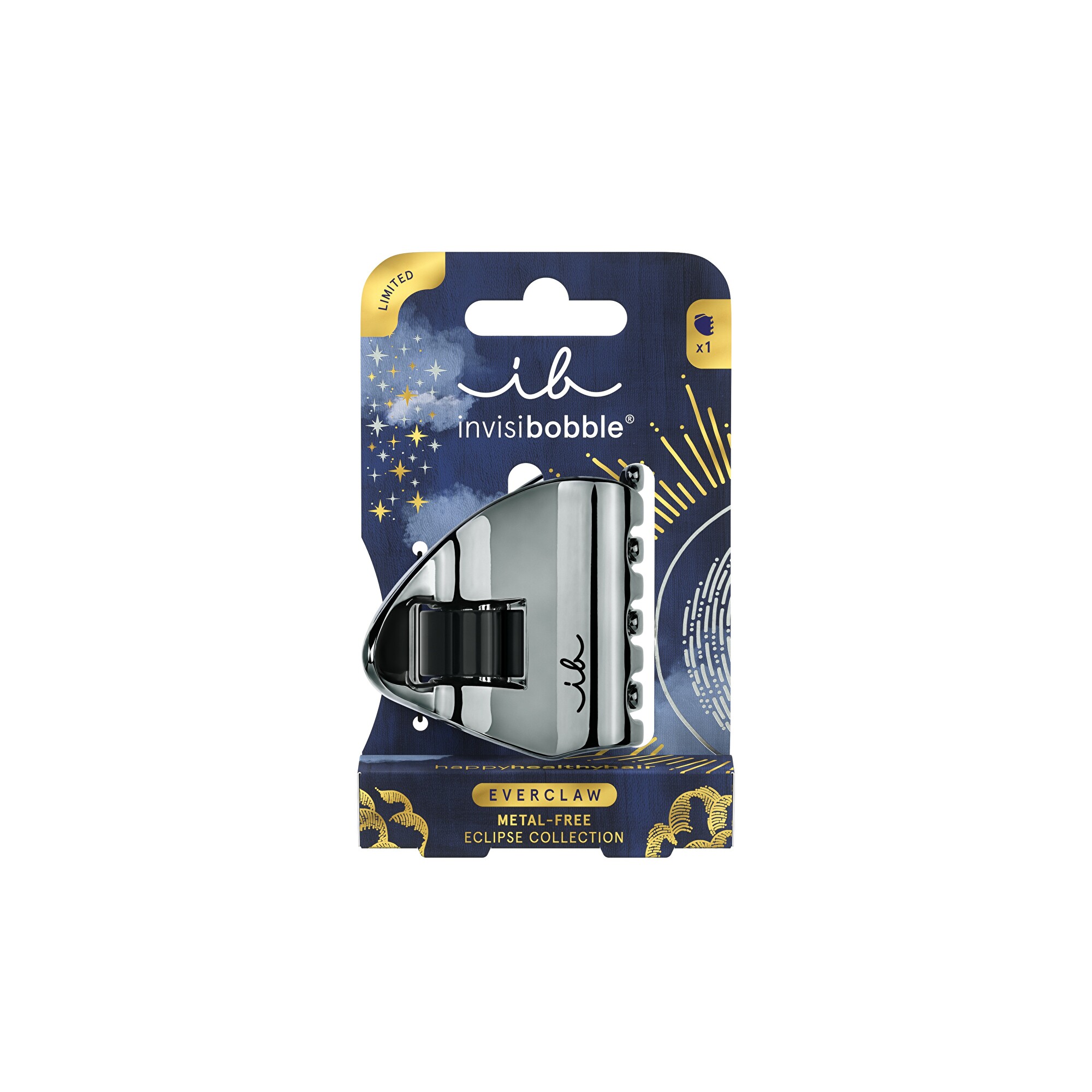 Invisibobble Škripec do vlasov Everclaw M Eclipse Moonbeam 1 ks